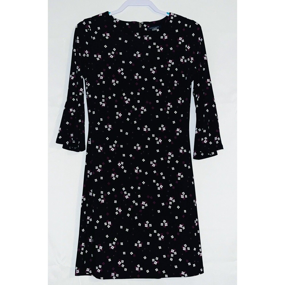 Tommy Hilfiger Floral Print Bell Sleeves Dress Size 4